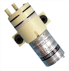 Bơm màng DC loại nhỏ 12V cho EPDM khí và lỏng AS ONE 2-9573-13 DSA-2F-12W